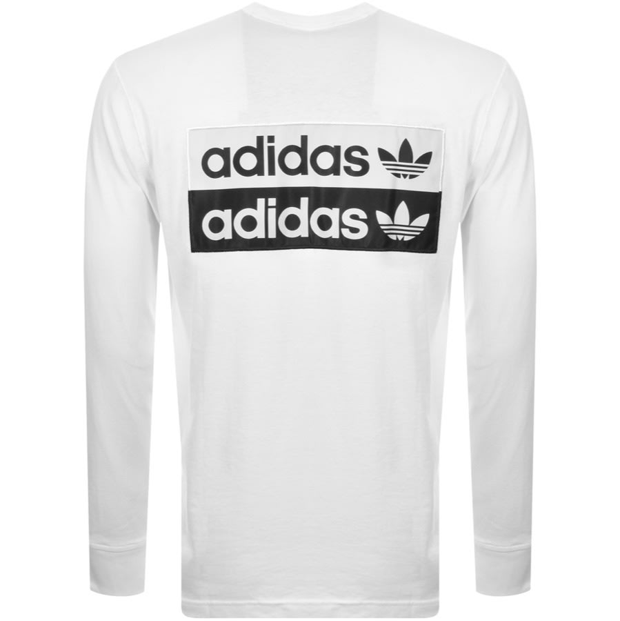 Alternative Image for Productadidas Originals Long Sleeve T Shirt White2